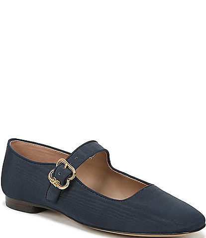 Sam Edelman Michaela Silk Fabric Mary Jane Flats