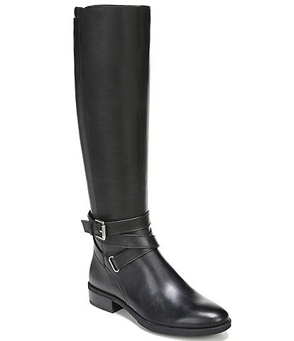 Sam Edelman Pansy Leather Tall Strappy Riding Boots