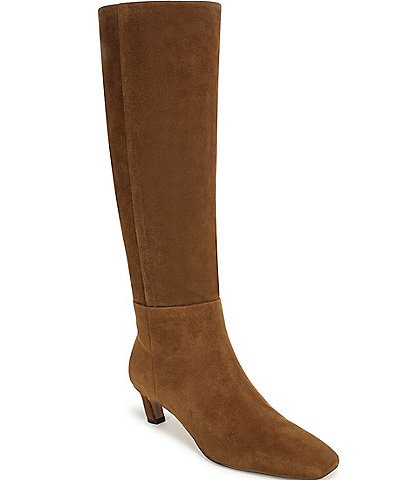 Sam Edelman Perla Suede Square Toe Tall Dress Boots