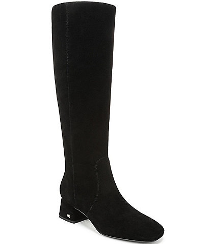 Sam Edelman Porter Suede Square Toe Tall Dress Boots