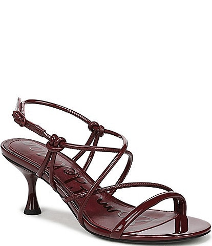 Sam Edelman Riana Patent Strappy Ankle Strap Dress Sandals