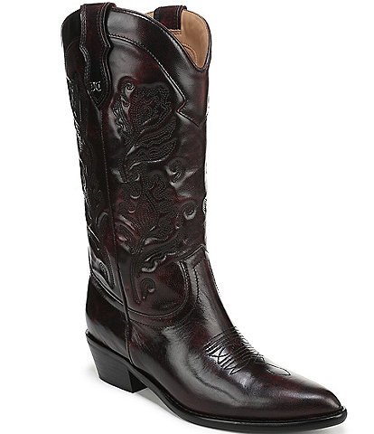 Sam Edelman Rue Leather Tall Western Boots