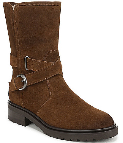Sam Edelman Sophi Suede Faux Fur Lined Booties