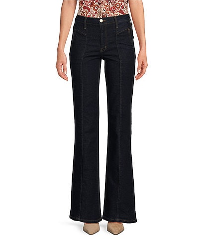 Sam Edelman Stretch High Rise Flare Leg Jeans