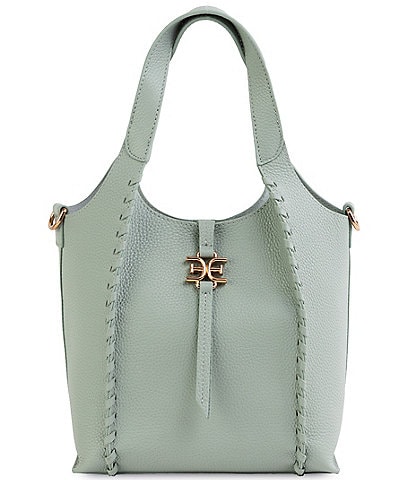 Sam Edelman Sylvia Mini Leather Whipstitch Bucket Bag