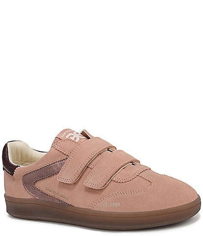 Sam Edelman Talia Gum Sole Suede Dual Strap Street Sneakers