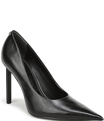 Sam Edelman Talula Leather Pointed Toe Stiletto Dress Pumps