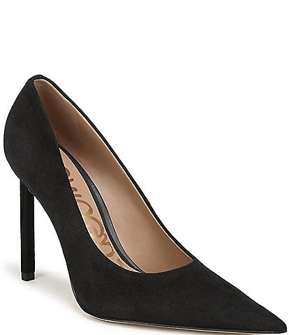  Talula Suede Pointed Toe Stiletto Pumps
