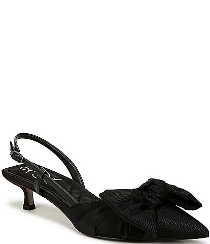 Sam Edelman Treena Fabric Slingback Bow Detail Pumps