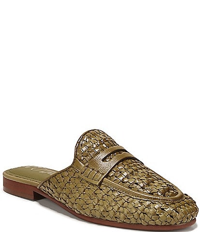 Sam Edelman Tullie Woven Leather Mules