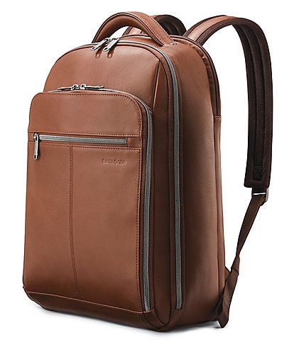 Samsonite Classic Full Size Deluxe Leather Backpack