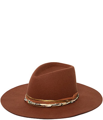 San Diego Hat Company Farrah Wool Fedora Hat