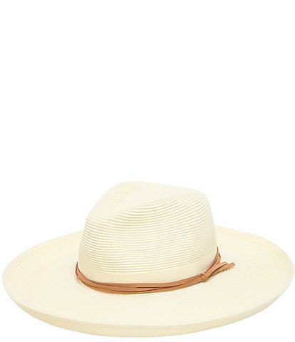 San Diego Hat Company Camila Ultrabraid Kettle Brim Fedora