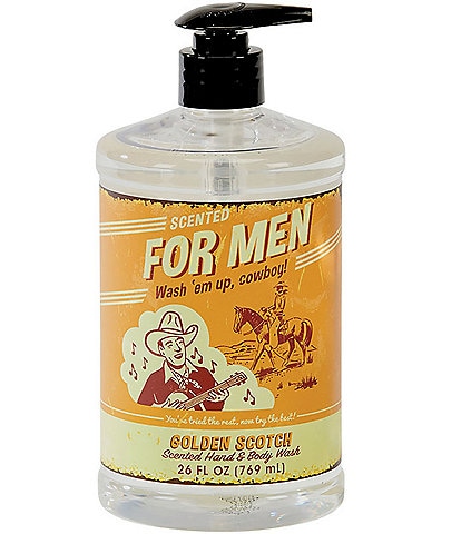 San Francisco Soap Company FOR MEN Liquid Body Wash/Hand Soap - Golden Scotch
