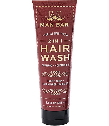 San Francisco Soap Company Man Bar 2 in 1 Hair Wash Exotic Musk & Sandalwood