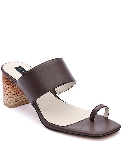 Sanctuary Bold Leather Toe Ring Sandals