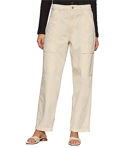 Sanctuary Boyfriend Utility High Rise Barrel Leg Pants