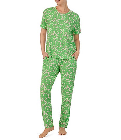 Sanctuary Floral Jersey Knit Top & Jogger Pajama Set