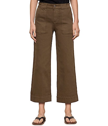 Sanctuary Insider Crop Straight Leg Twill Pant