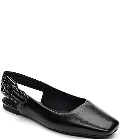 Sanctuary Kitchy Leather Slingback Flats