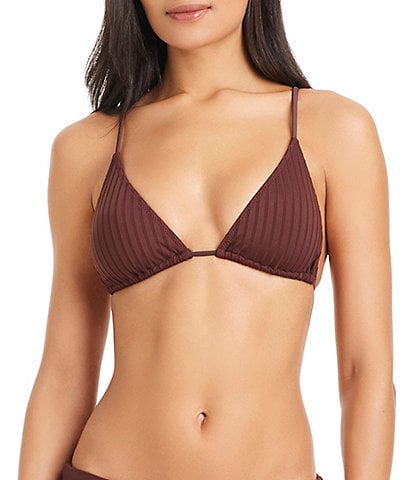  Refresh Rib Solid Tunnel Triangle Swim Top