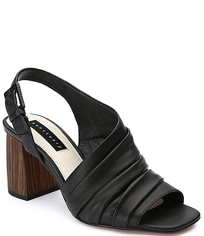 Sanctuary Regal Slouchy Asymmetrical Leather Sandals