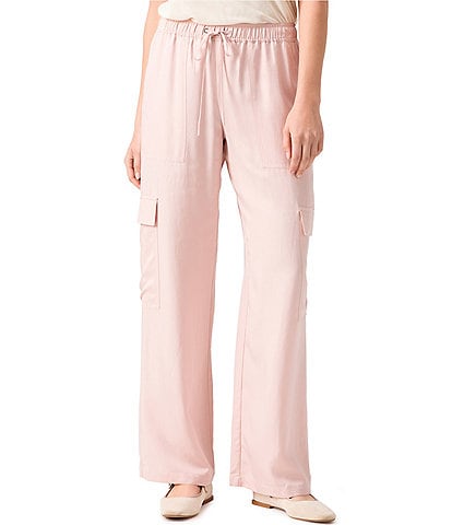 Sanctuary Soft Track Tencil Twill High Rise Relaxed Flap Pocket Pull-On Pant
