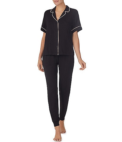 Womens Comfy Silk PJ Set – Black – Livit Store