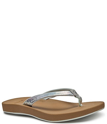 Sanuk Women's Cosmic Shores Iridescent Flip-Flops