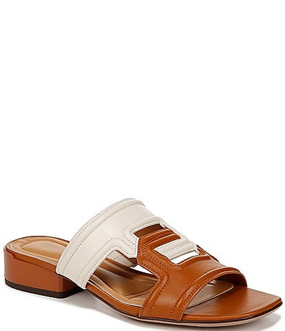 Sarto by Franco Sarto Marina Leather Slide Sandals