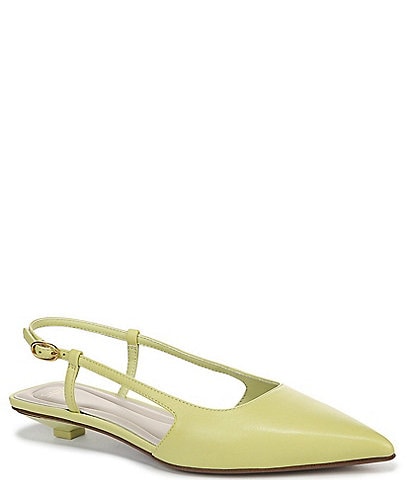 Sarto by Franco Sarto Pheby Leather Slingback Flats