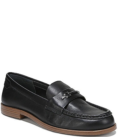 Sarto By Franco Sarto Riley Leather Bit Buckle Loafers