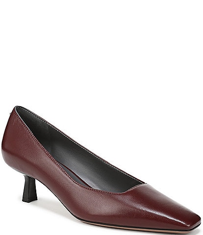 Sarto by Franco Sarto Ryan Leather Kitten Heel Pumps