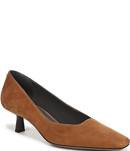 Sarto by Franco Sarto Ryan2 Suede Kitten Heel Pumps