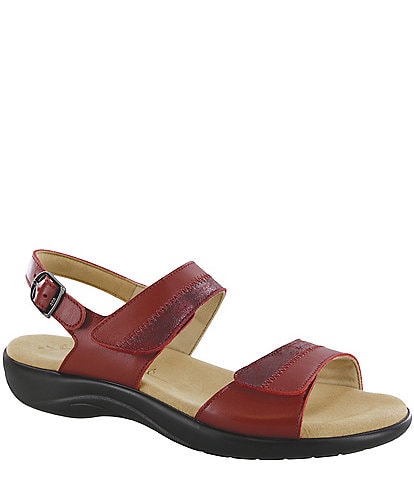 Red Women's Extra Wide Width Sandals 