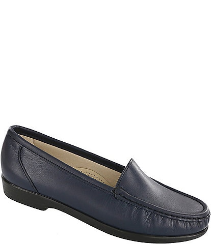 SAS Simplify Leather Moccasin Loafers