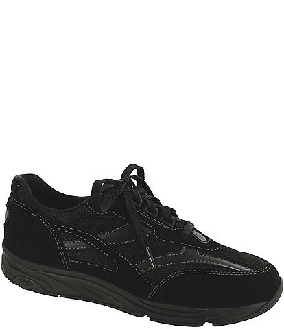 SAS Tour Leather & Mesh Wedge Sneakers