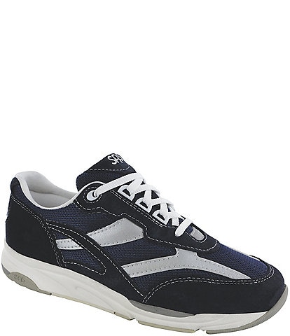 SAS Tour Leather & Mesh Wedge Sneakers