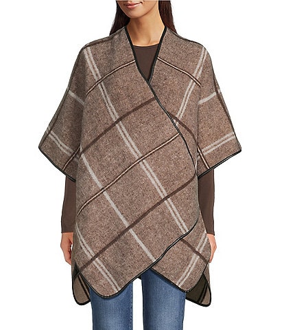 SASSO + SMYTH Block Plaid Reversible Topper