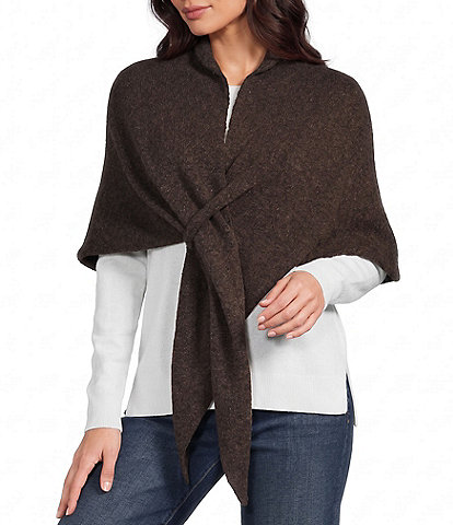 SASSO + SMYTH Knit Triangle Pull Through Scarf