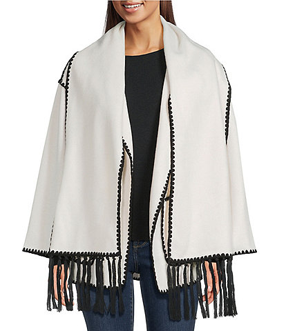 SASSO + SMYTH Stitch Edge Jacket Scarf Set