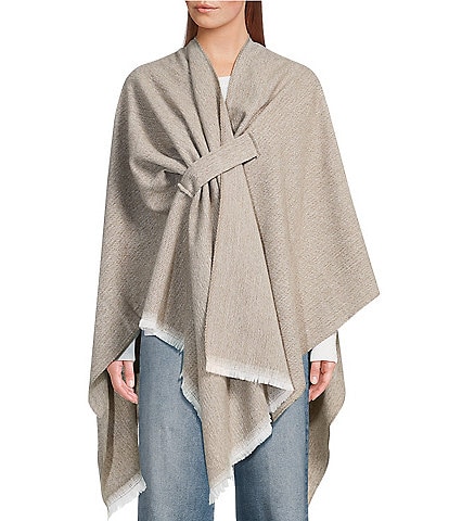 SASSO + SMYTH Textured Pull Through Blanket Scarf