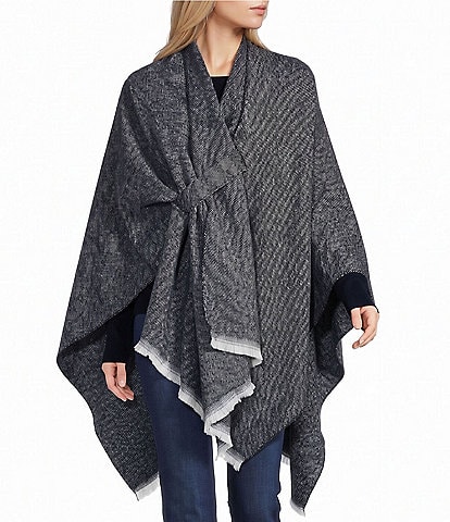 SASSO + SMYTH Textured Pull Through Blanket Scarf