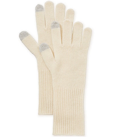 SASSO + SMYTH Wool Cashmere Tech Touch Traditional Five Finger Gloves