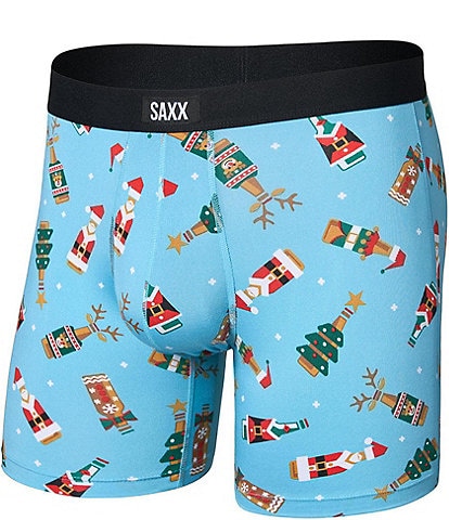 SAXX Daytripper Comfort Stretch Holiday Print Boxer Briefs