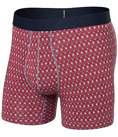 SAXX DropTemp™ Cooling Cotton Vintage Geometric 5" Inseam Boxer Briefs