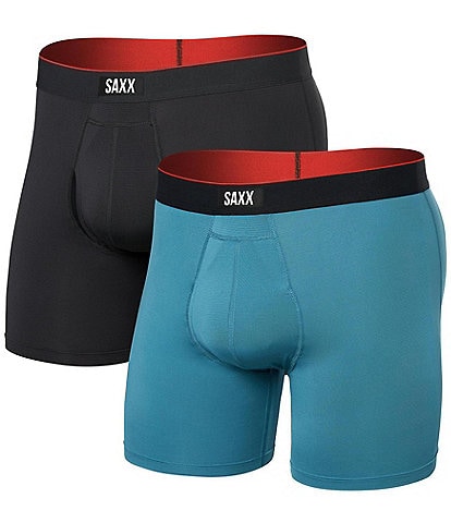 SAXX Multi-Sport Mesh 6" Inseam Boxer Briefs 2-Pack