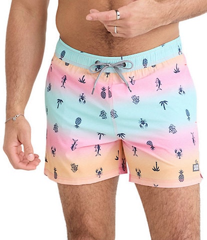 SAXX Oh Bouy 2N1 5" Summer Ombre Volley Swim Trunks