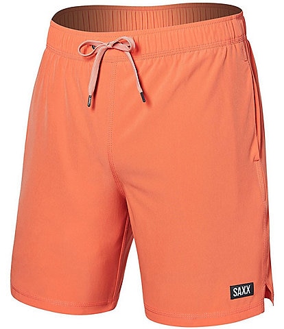 SAXX Oh Buoy Two-In-One Solid 7" Inseam Volley Shorts