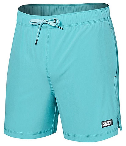 SAXX Oh Buoy Two-In-One Solid 5" Inseam Volley Shorts